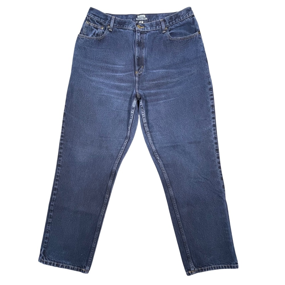 LL Bean Blue Original Fit Relaxed Denim Jeans Womens 14 Regular